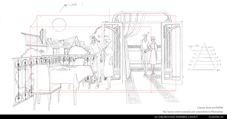 &quot;101 Dalmatians&quot; inspired layout